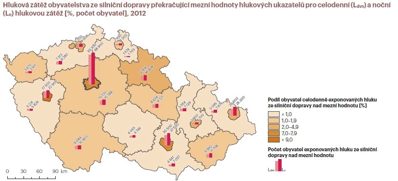 Stát podrobně monitoruje stav životního prostředí v jednotlivých krajích.