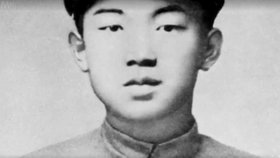 Kim Ir-sen jako mladík.