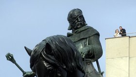 Jezdecká socha Žižky patří mezi nejvýznamnější pražské dominanty