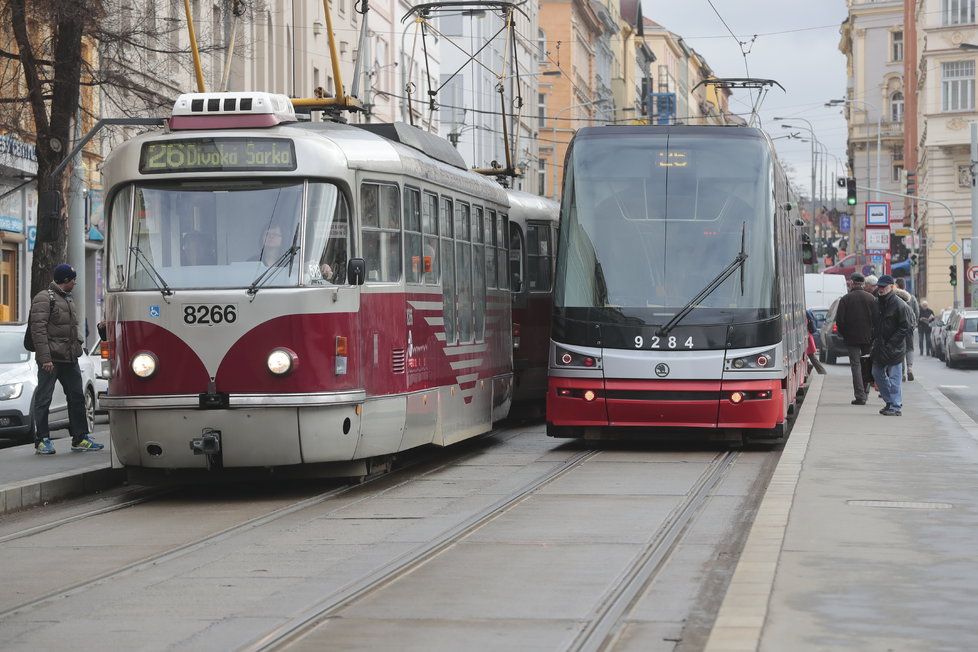 Doprava na Žižkově kolabovala i 14. března.