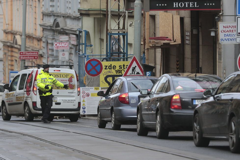 Doprava na Žižkově kolabovala i 14. března.