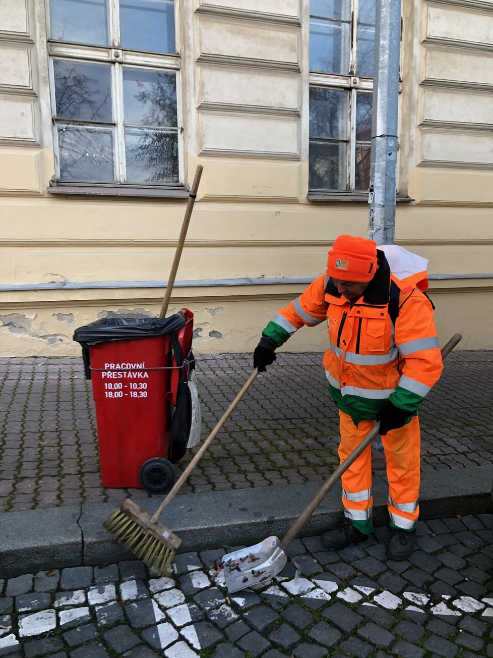 Žižkovská radnice vyhlásila boj nezodpovědným pejskařům. Jednorázově nechala od psích exkrementů vyčistit Štítného ulici, aby se v dalších mohli sami obyvatelé přesvědčit, jak moc ohleduplné mají sousedy.