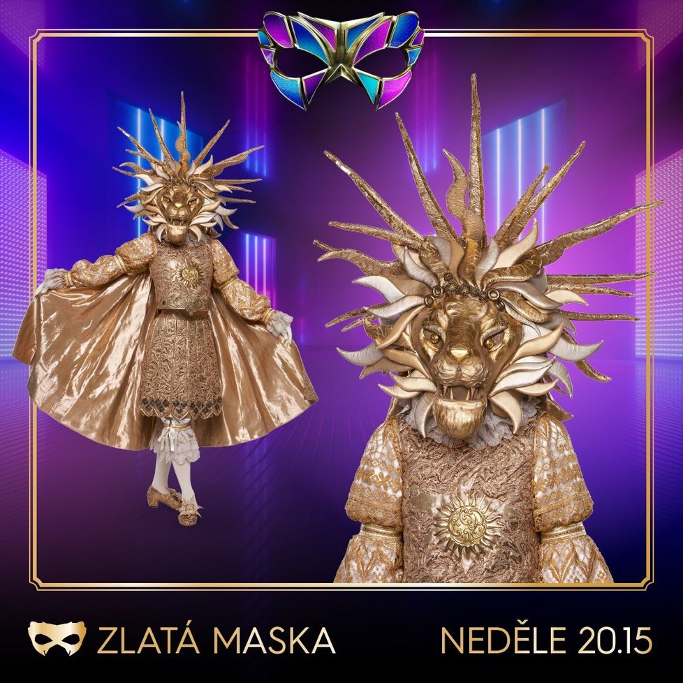 Zlatá maska představí celou řadu zajímavých kostýmů