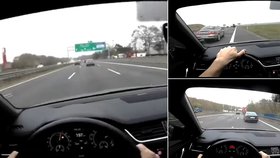 Pražská zlatá mládež za volantem: Šokující video s kličkováním v hustém provozu dopravního experta vytočilo