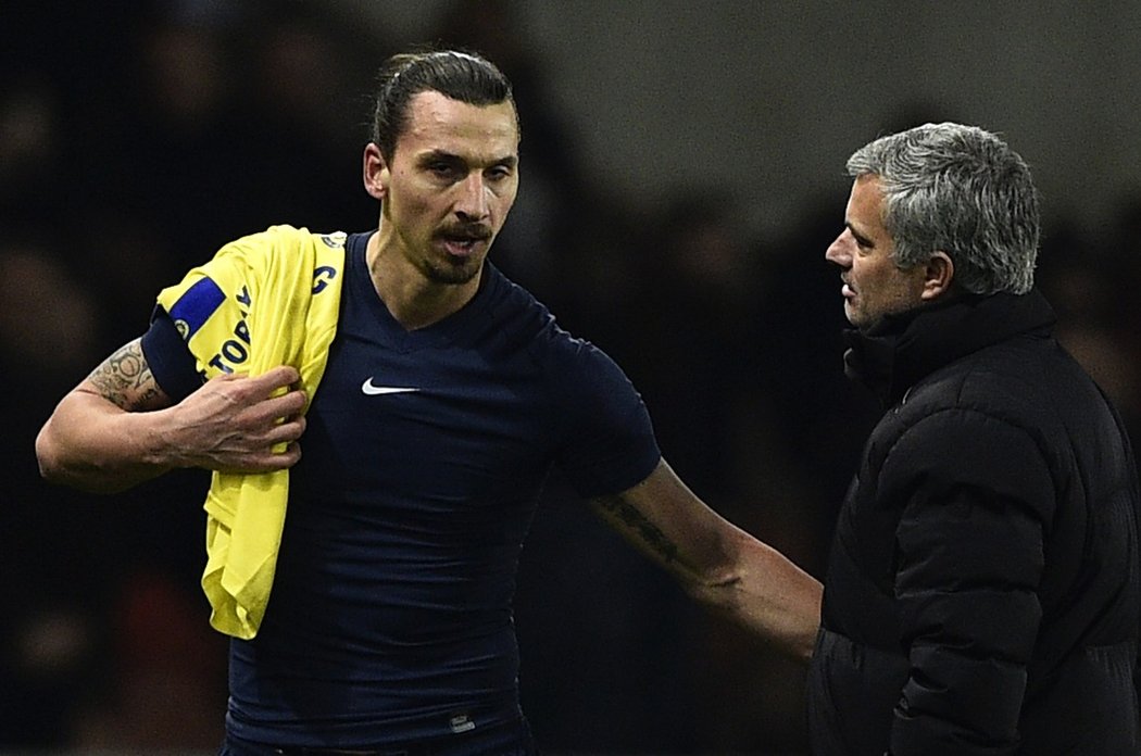 Útočník Zlatan Ibrahimovic přiznal, že mu chybí trenér José Mourinho