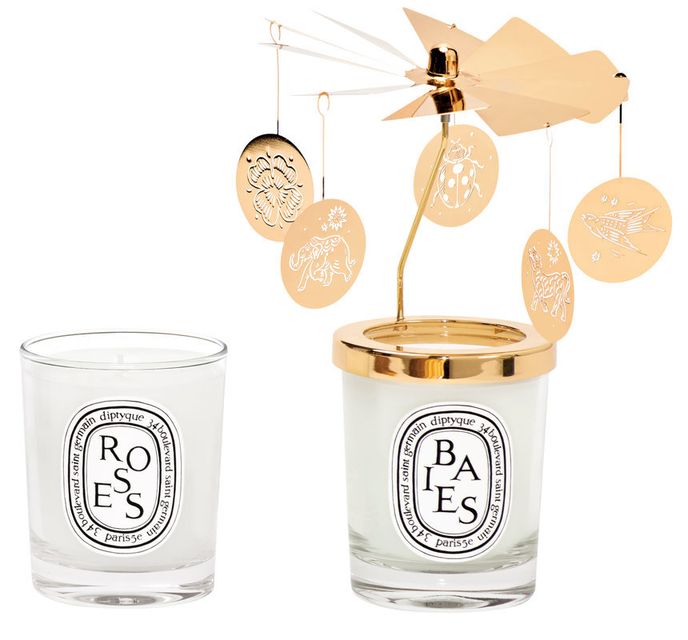 Set svíček a vánočního kolotoče, Diptyque, 2600 Kč, prodává Ingredients-store.com