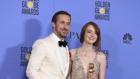 Emma Stoneová a Ryan Gosling