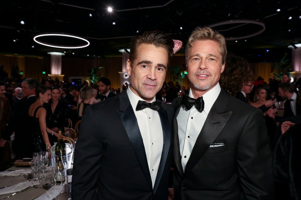 Colin Farrell a Brad Pitt