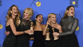 Hlavní představitelky seriálu Sedmilhářky: Laura Dern, Nicole Kidman, Zoe Kravitz, Reese Witherspoon a Shailene Woodley