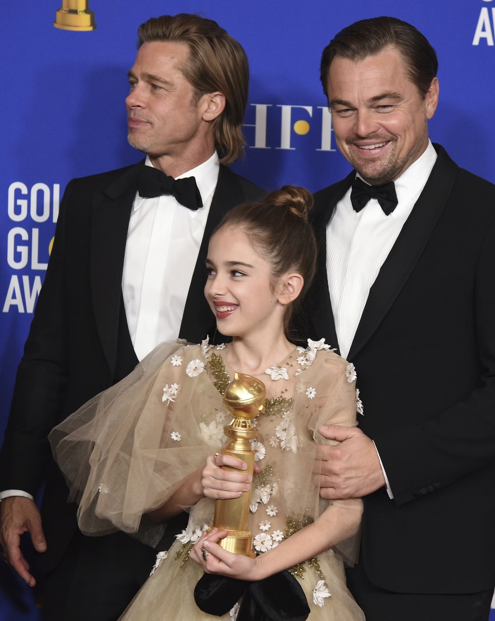 Brad Pitt, Julia Buttersová a Leonardo DiCaprio