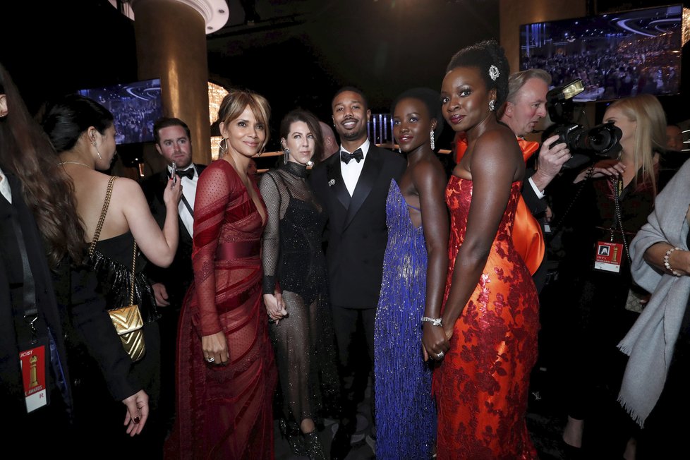 Halle Berry, Michael B. Jordan, Lupita Nyong&#39;o a Danai Gurira