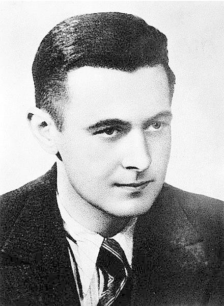 Trenér Jaroslav Valenta, který byl popraven za odboj proti nacistům.