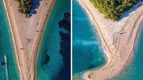 Chorvatsko přišlo o ikonickou pláž: Zlatý roh ohnul vichr!