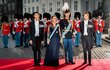 Zleva: Princ Nikolai, princezna Marie, princ Joachim a princ Felix