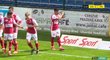 Zlín - Pardubice: Cadu se postavil k zahrání penalty a poslal hosty do vedení, 0:1