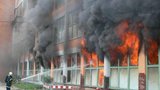 V Brně hoří průmyslový sklad: Škody půjdou do milionů
