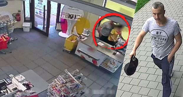 Odporný zloděj ohrožuje prodavačky nožem: Kamera odhalila jeho tvář! Víte, kdo to je?