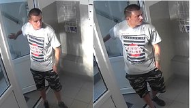 Zlodějíček se vloupal do bytu ve sníženém přízemí panelového domu. Policie po něm pátrá