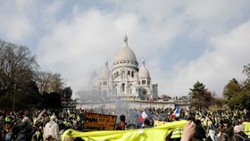 Ve Francii pokračovaly protesty žlutých vest. (23.3.2019)