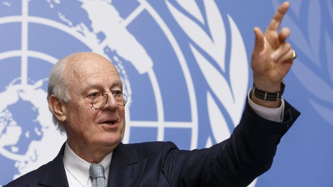 zmocněnec OSN pro Sýrii Staffan de Mistura