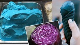 Šmoulová zmrzlina už nebude nebezpečná pro děti? Modré „éčko“ získáme ze zelí