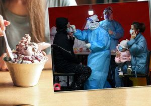 v Číně byl nalezen koronavirus ve zmrzlině dovážené z Ukrajiny a Zélandu