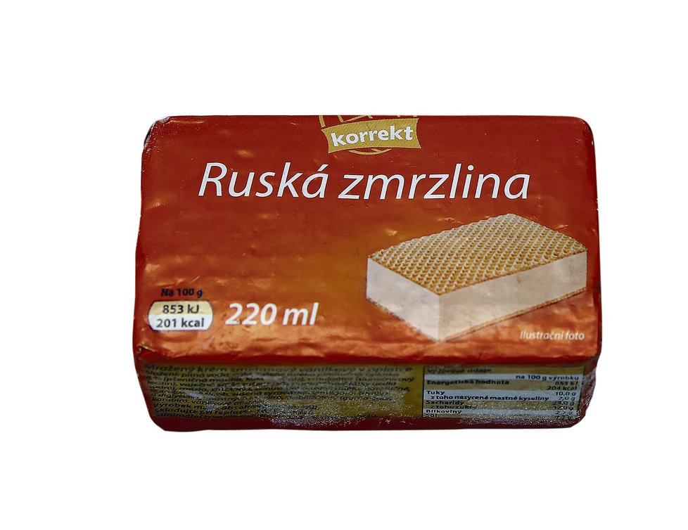 Oblíbená Ruská zmrzlina