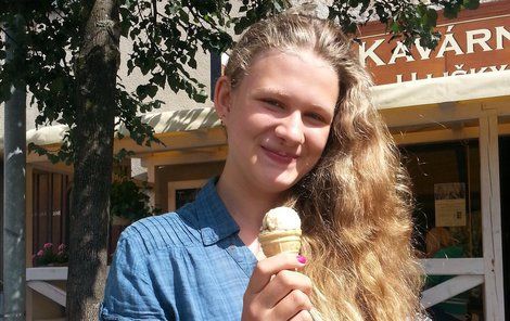 Beata z Karviné označila tvarůžkovou zmrzlinu za moc dobrou.