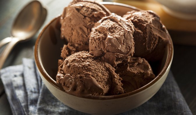Pro Štíry je ideální zmrzlina z tmavé čokolády