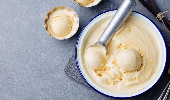 Kozoroh ocení tradiční vanilkovou zmrzlinu