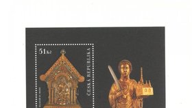 Relikviář svatého Maura je na známce