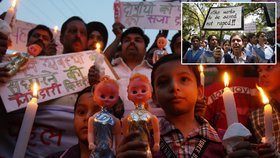 Znásilnění pětileté dívky zvedlo v Indii vlnu protestů