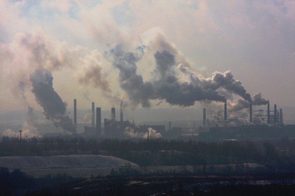 Znečištěné ovzduší na Ostravsku