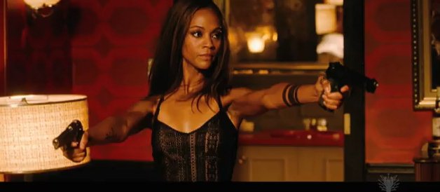 Zoe Saldana ovládá nejedno bojové umění