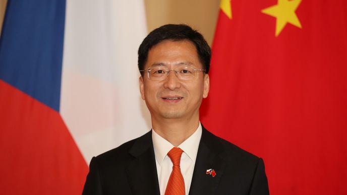 Čínský velvyslanec v Praze Čang Ťien-min (25. 9. 2019)