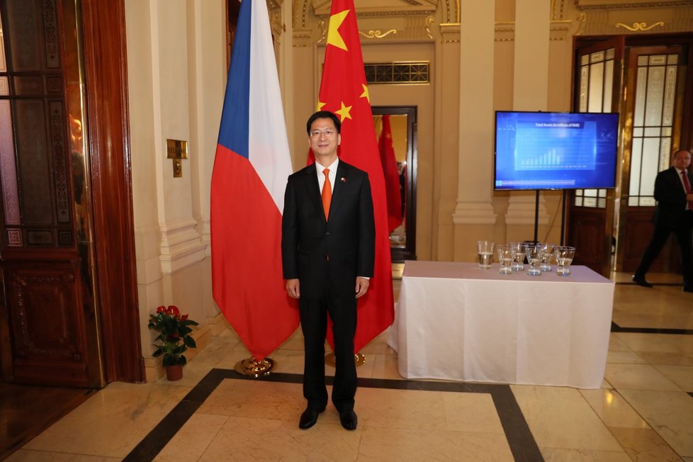 Čínský velvyslanec v Praze Čang Ťien-min (25. 9. 2019)