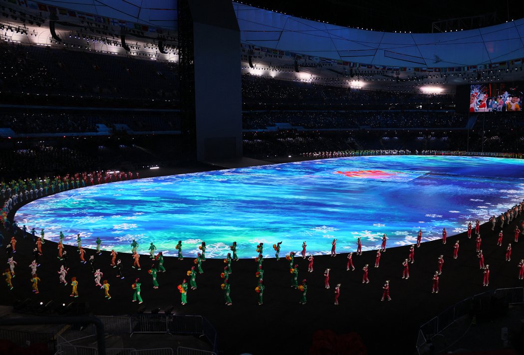 Slavnostní zahájení zimní olympiády v Pekingu