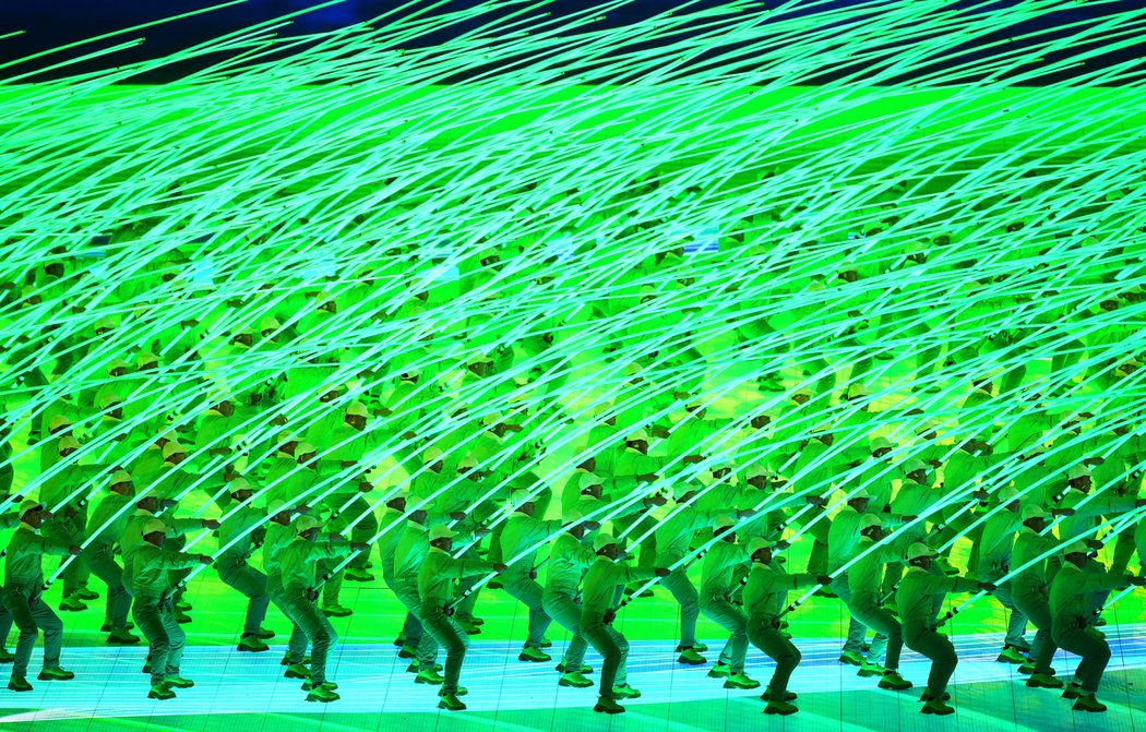 Slavnostní zahájení zimní olympiády v Pekingu