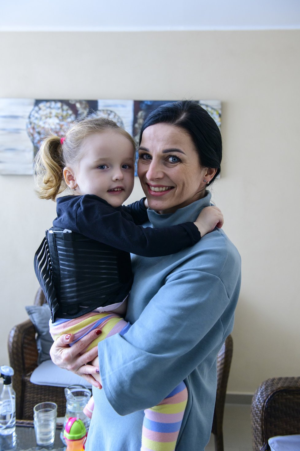 Blesk zastihl Sofinku a její maminku Ivetu na rehabilitačním rehabilitačním pobytu v Centru Hájek, kde  na sobě 14 dní tvrdě pracovala.
