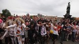 Praha plná mrtvol: V sobotu proběhl Zombie Walk. Píše se o nás i v Německu