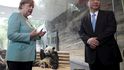 Si Ťin-pching a německá kancléřka Angela Merkelová