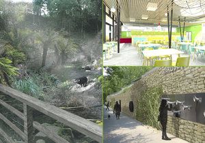 Zoo zveřejnila vizualizace staveb, které plánuje v příštích letech postavit.