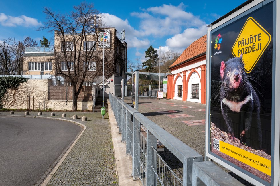 Ošetřovatelé musí nosit roušky, ZOO je pak zoufale prázdná a tichá.