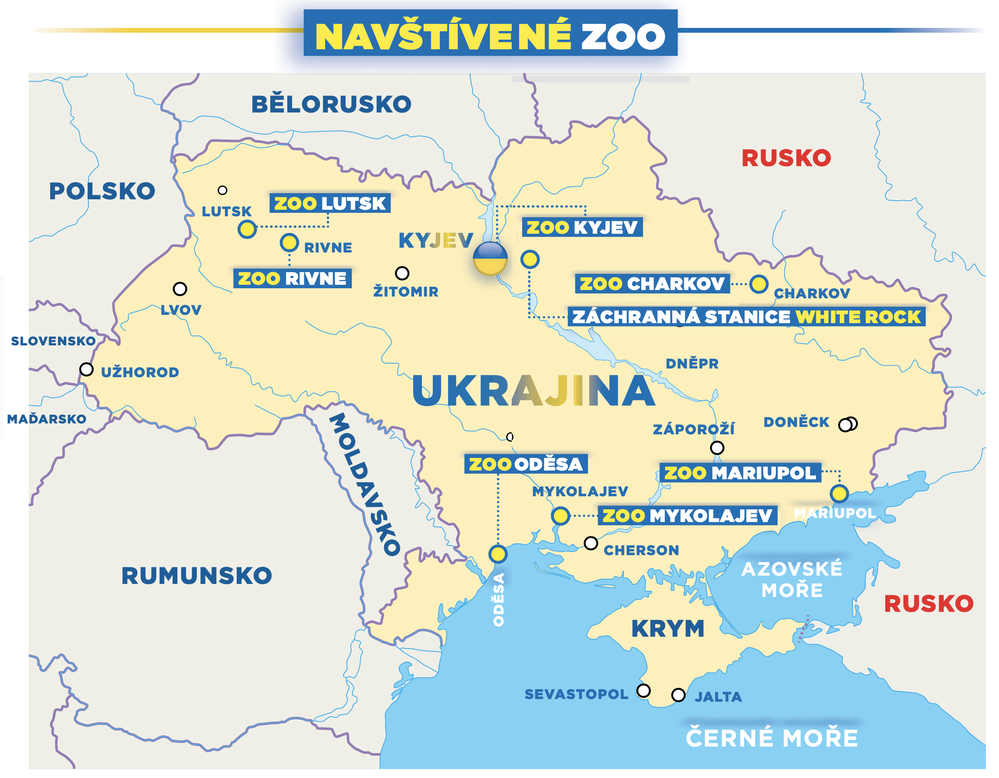 Ukrajinské zoo ve válce