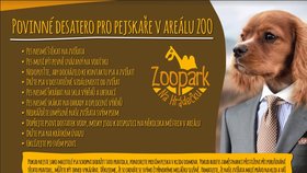 Desatero pro pejskaře v zoo