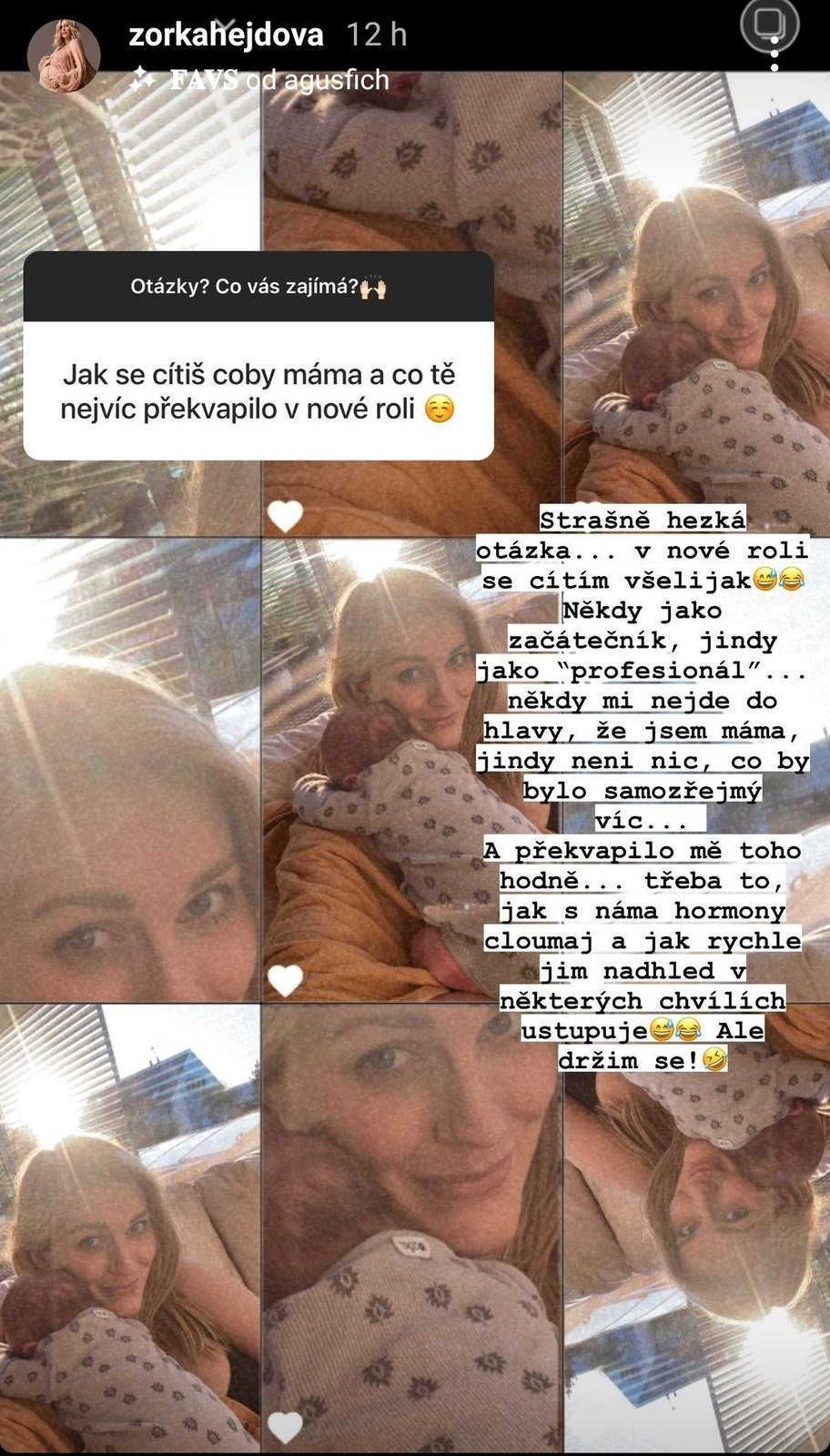 Zorka Hejdová o mateřství