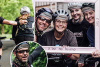 Zorka (46) je v paliativní péči: Spanilá jízda Českem pokračuje! V pondělí dorazí do Prahy