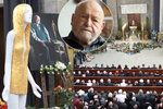 Se sochařem Olbramem Zoubkem (†91) se přišly rozloučit stovky přátel a příznivců.