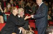 Ladislav Štaidl zdravil Petru Černockou a jejího muže Ladislav Štaidl zdravil Petru Černockou a jejího muže