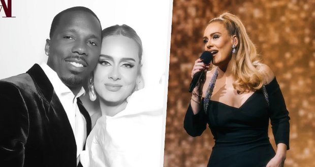 zpěvačka Adele se snoubencem Richem Paulem